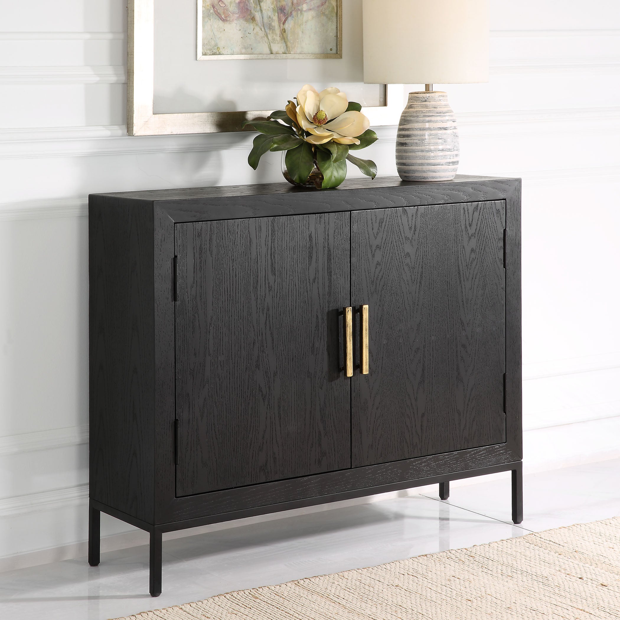 Front Range Dark Oak 2 Door Cabinet by Uttermost