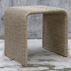 Calabria Woven Seagrass End Table by Uttermost