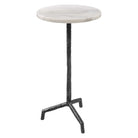 Puritan White Marble Drink Table by Uttermost
