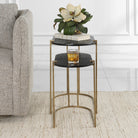 Aztec Wood Nesting Tables - Set of 2 by Uttermost