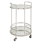 Spritz Chrome Bar Cart by Uttermost