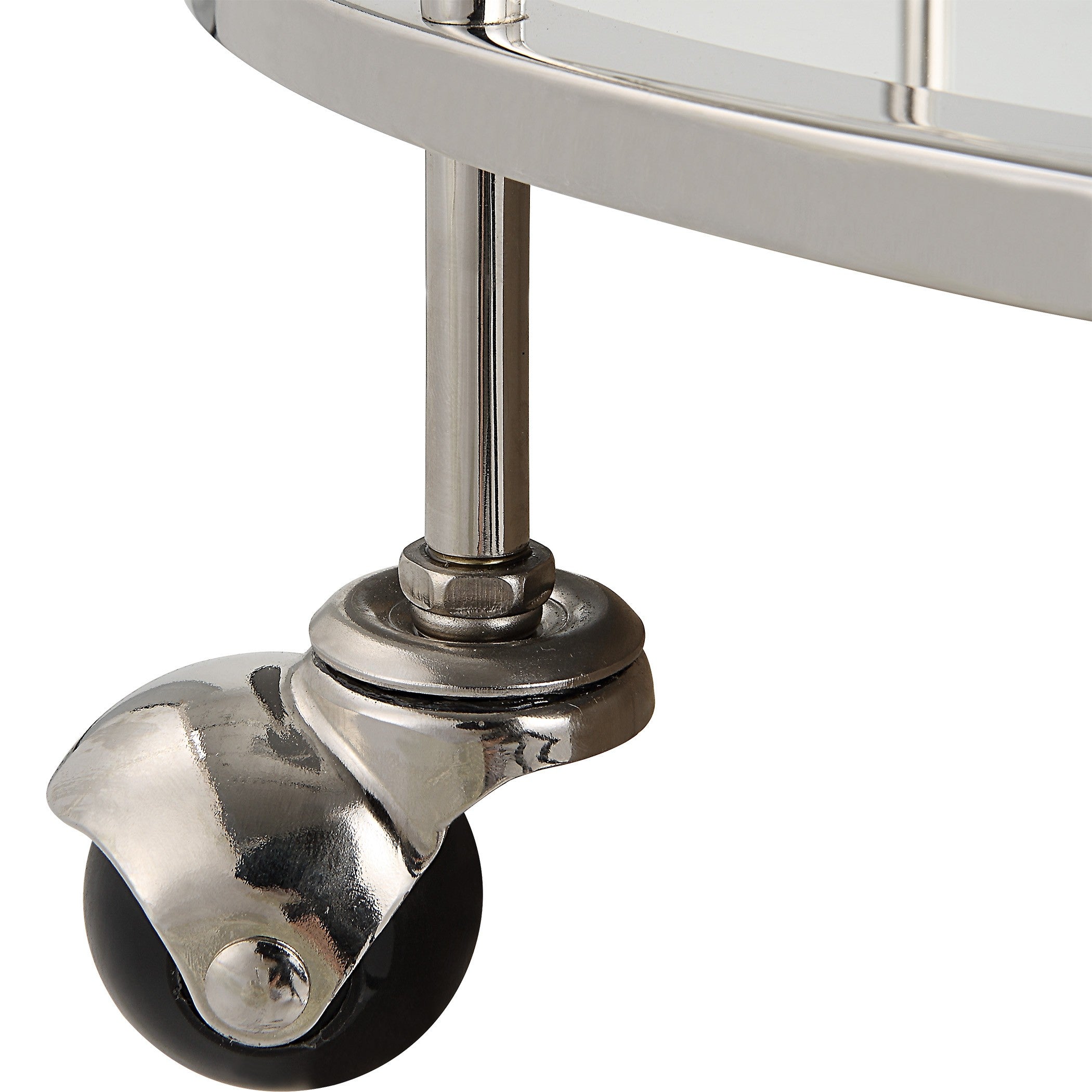 Spritz Chrome Bar Cart by Uttermost