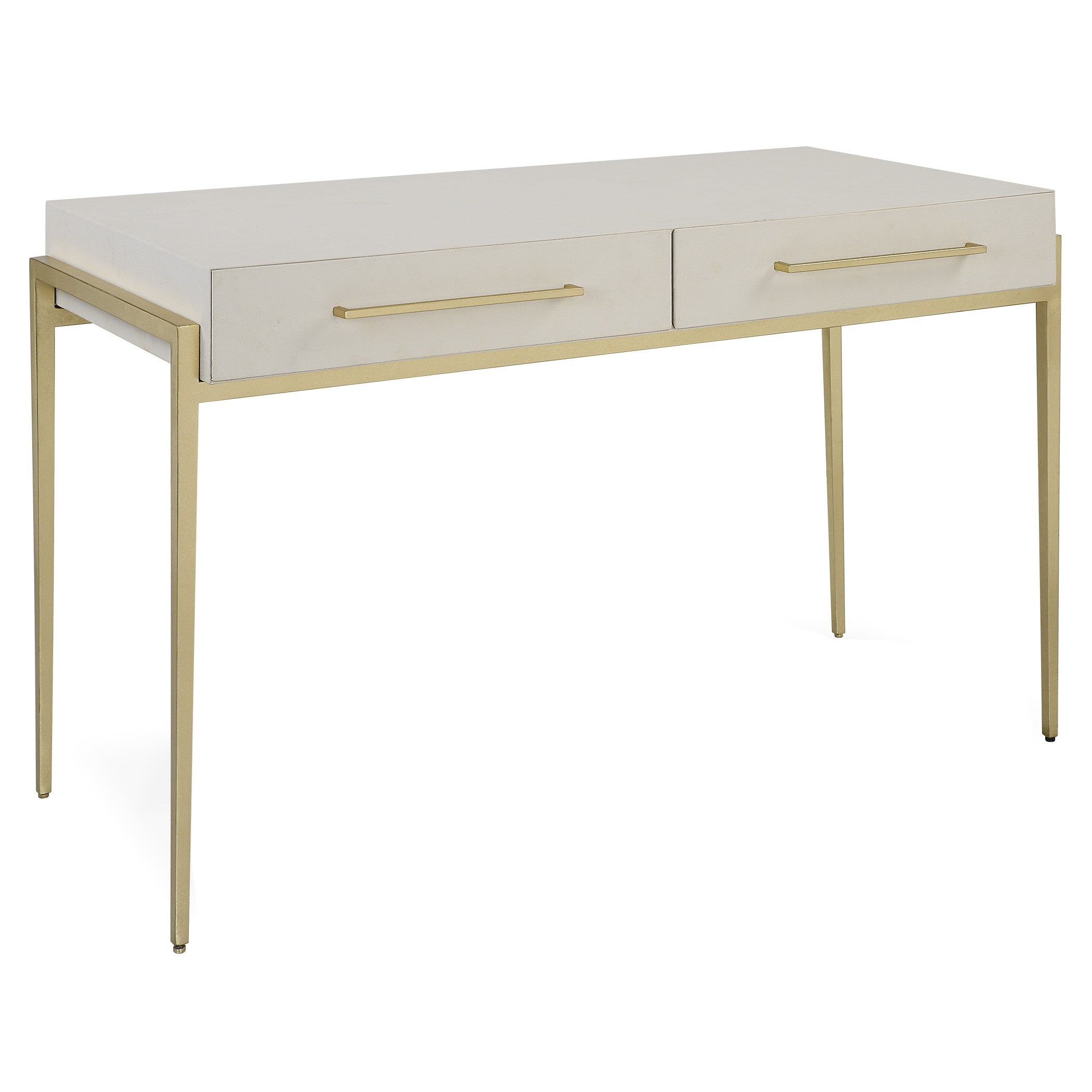 Jewel Modern Desk in White by Uttermost