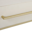Jewel Modern Desk in White by Uttermost