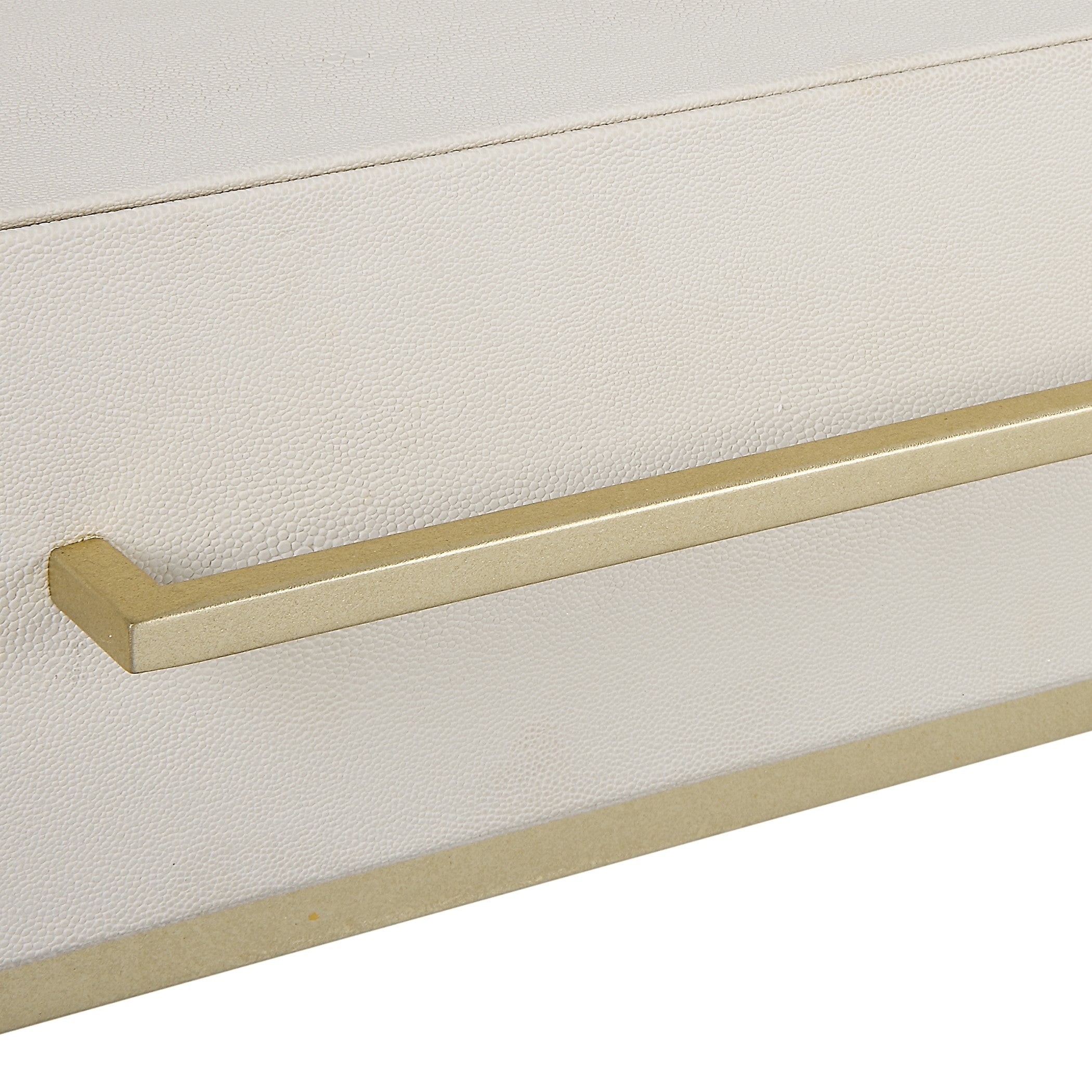 Jewel Modern Desk in White by Uttermost