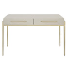 Jewel Modern Desk in White by Uttermost