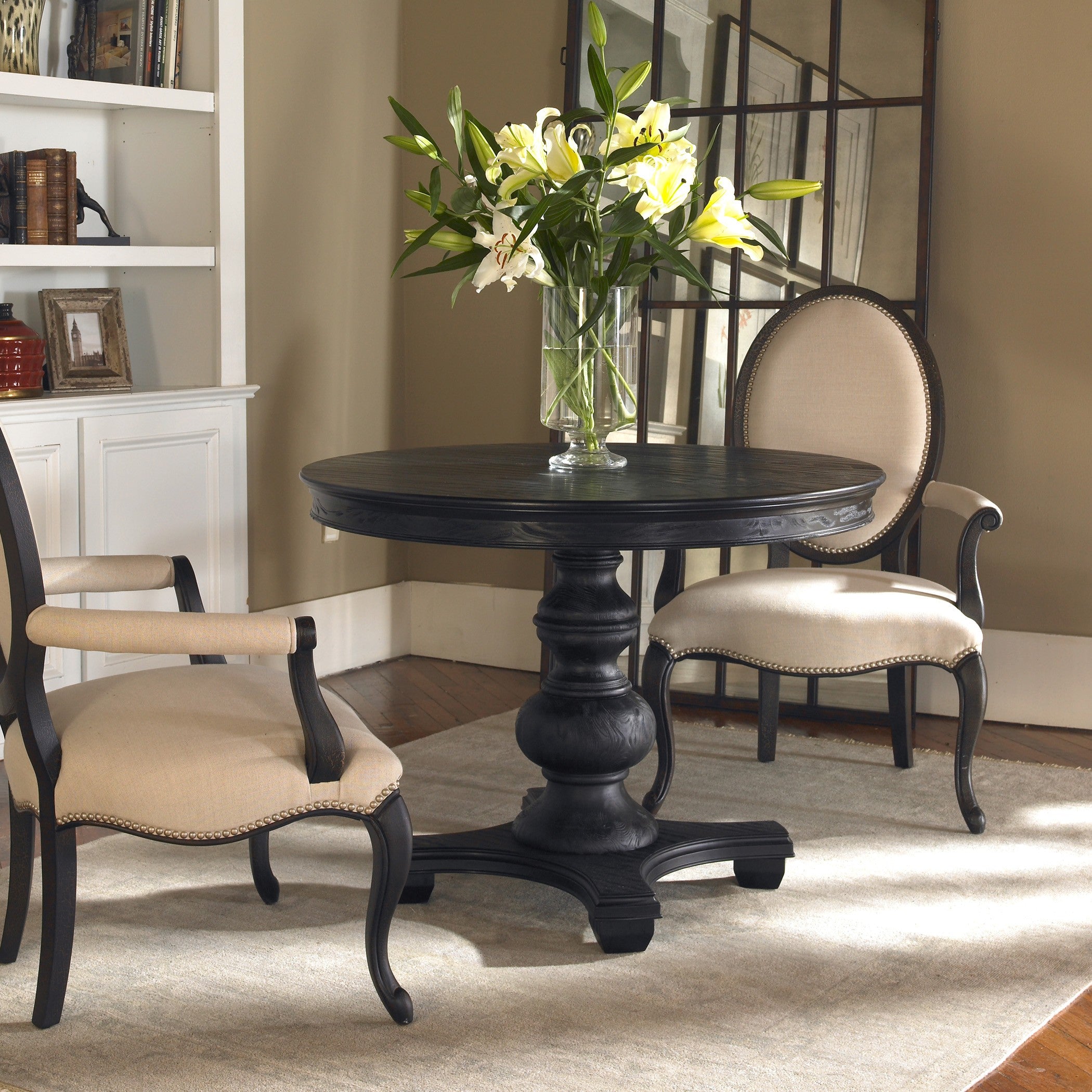 Brynmore Wood Grain Round Table by Uttermost
