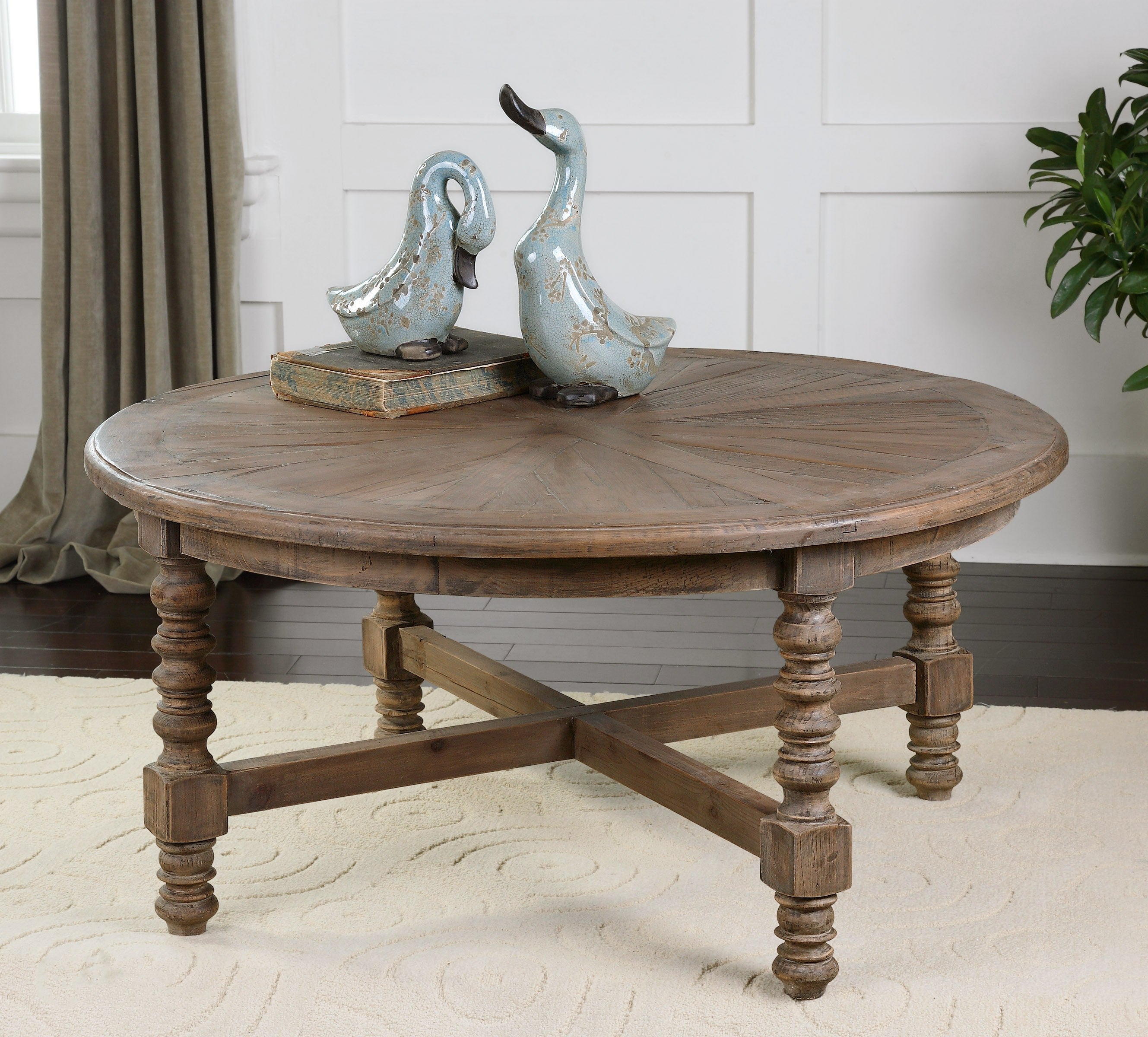Samuelle Wooden Coffee Table by Uttermost