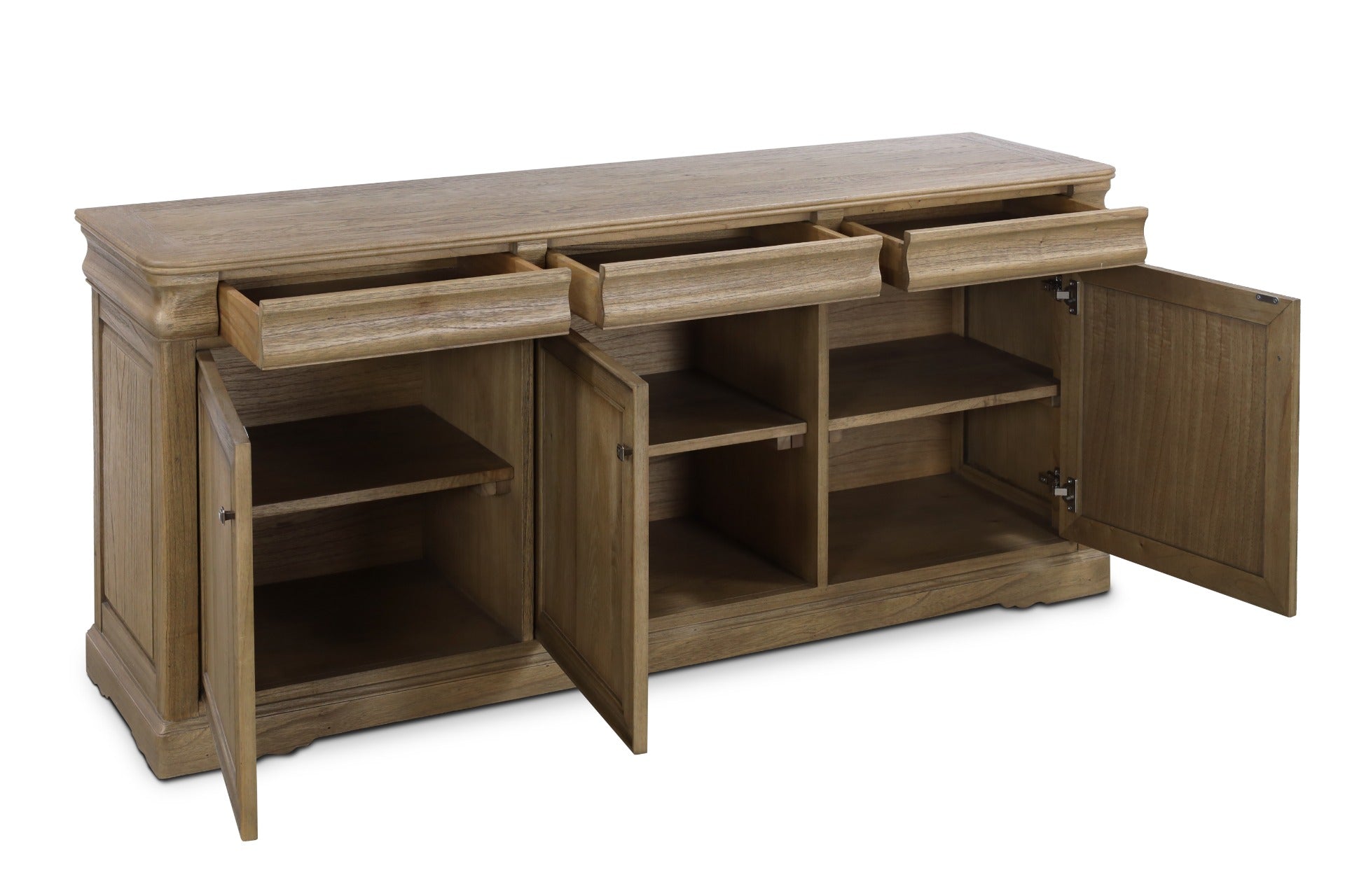Campden Oak Sideboard with 3 Drawers Keiichi