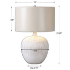 Georgios Textured Ceramic Lamp by Uttermost