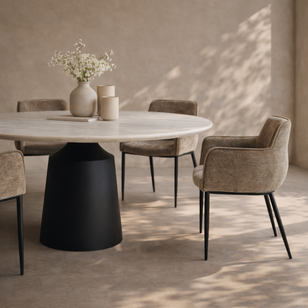 Kim Gisele Olive Dining Chair by Tommy Franks