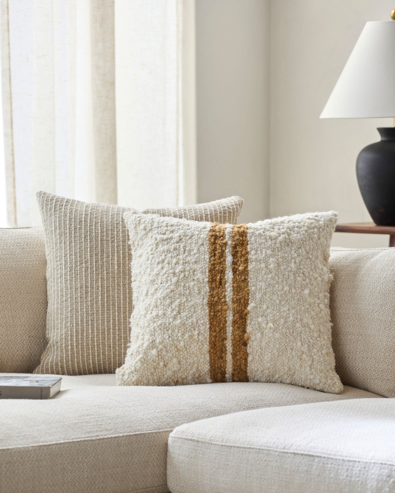 Dagny Woven Cushion by Keiichi