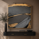 Gold Spectrum Wall Art by Tommy Franks