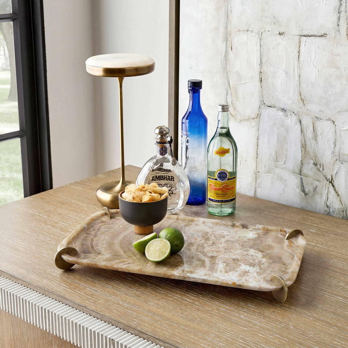 Golden Coin Tray by Uttermost