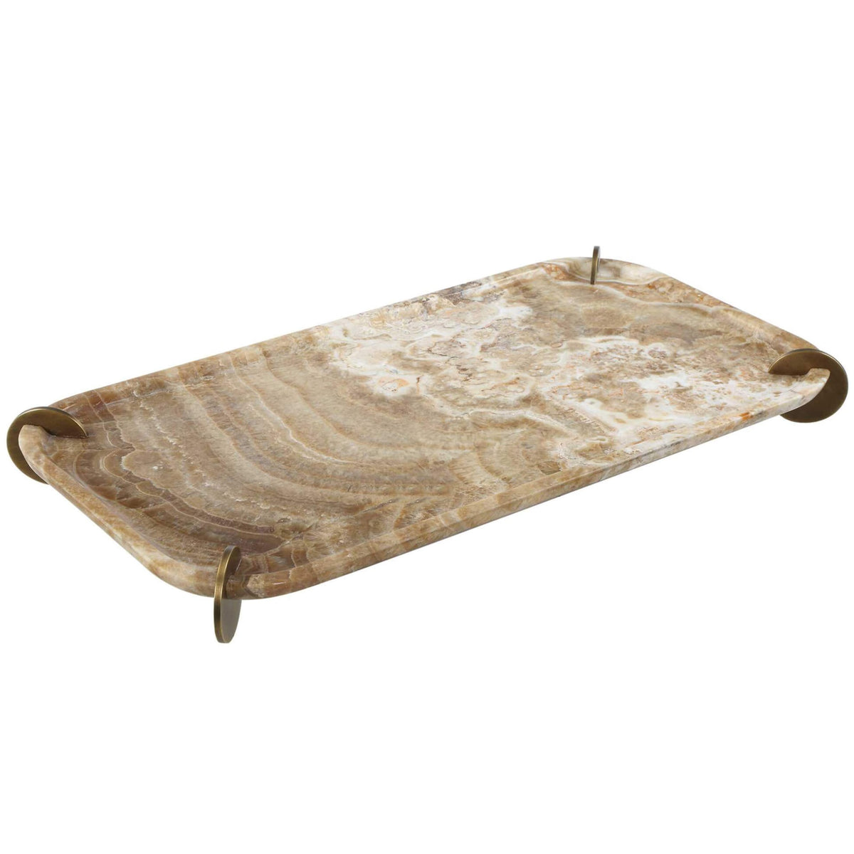 Golden Coin Tray Uttermost