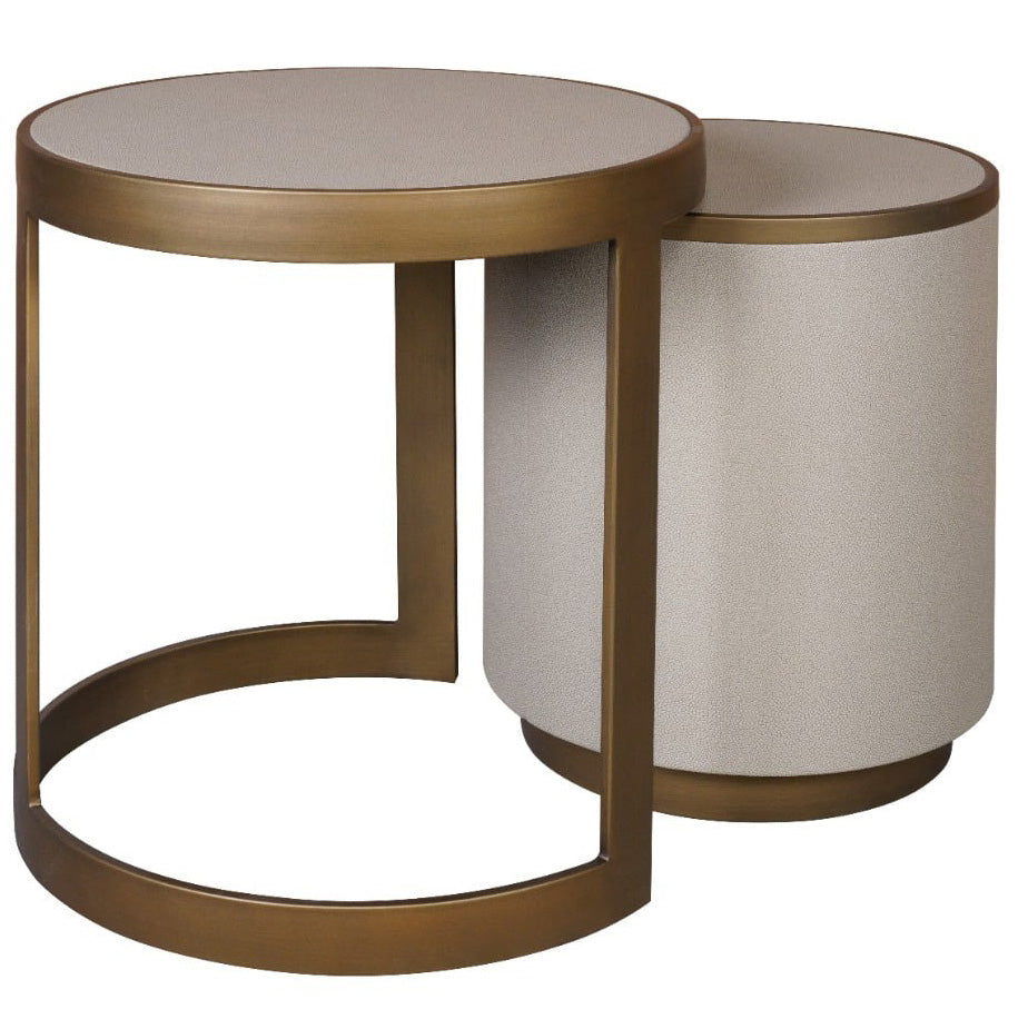 Hazlemere Shagreen Nest of Tables by Keiichi