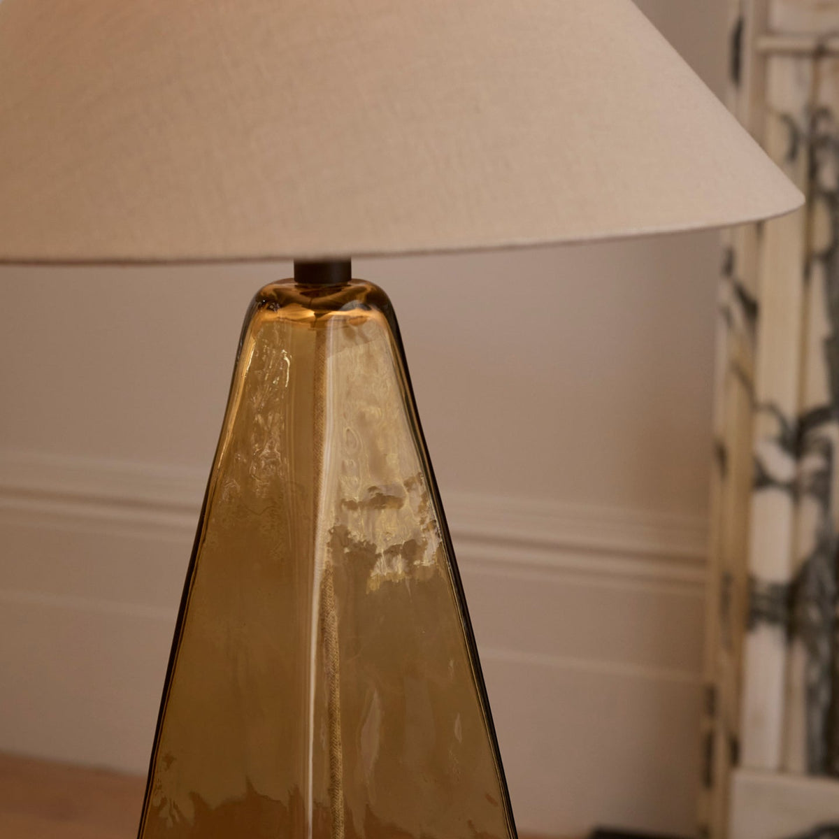 Wren Amber Table Lamp by Heathfield & Co