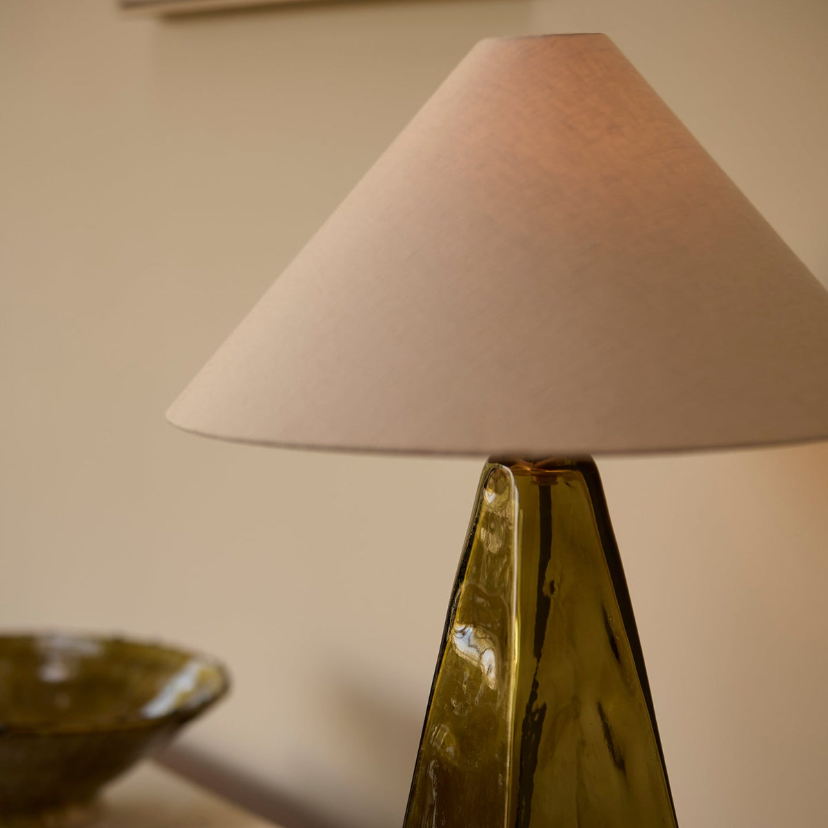 Wren Olive Table Lamp by Heathfield & Co