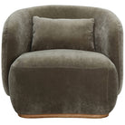 Heythrop Swivel Chair in Moss Keiichi