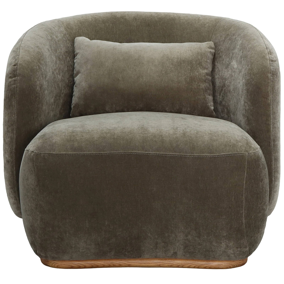 Heythrop Swivel Chair in Moss Keiichi