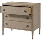 Hillcrest Bedside Table in Riverwash Oak by Theodore Alexander