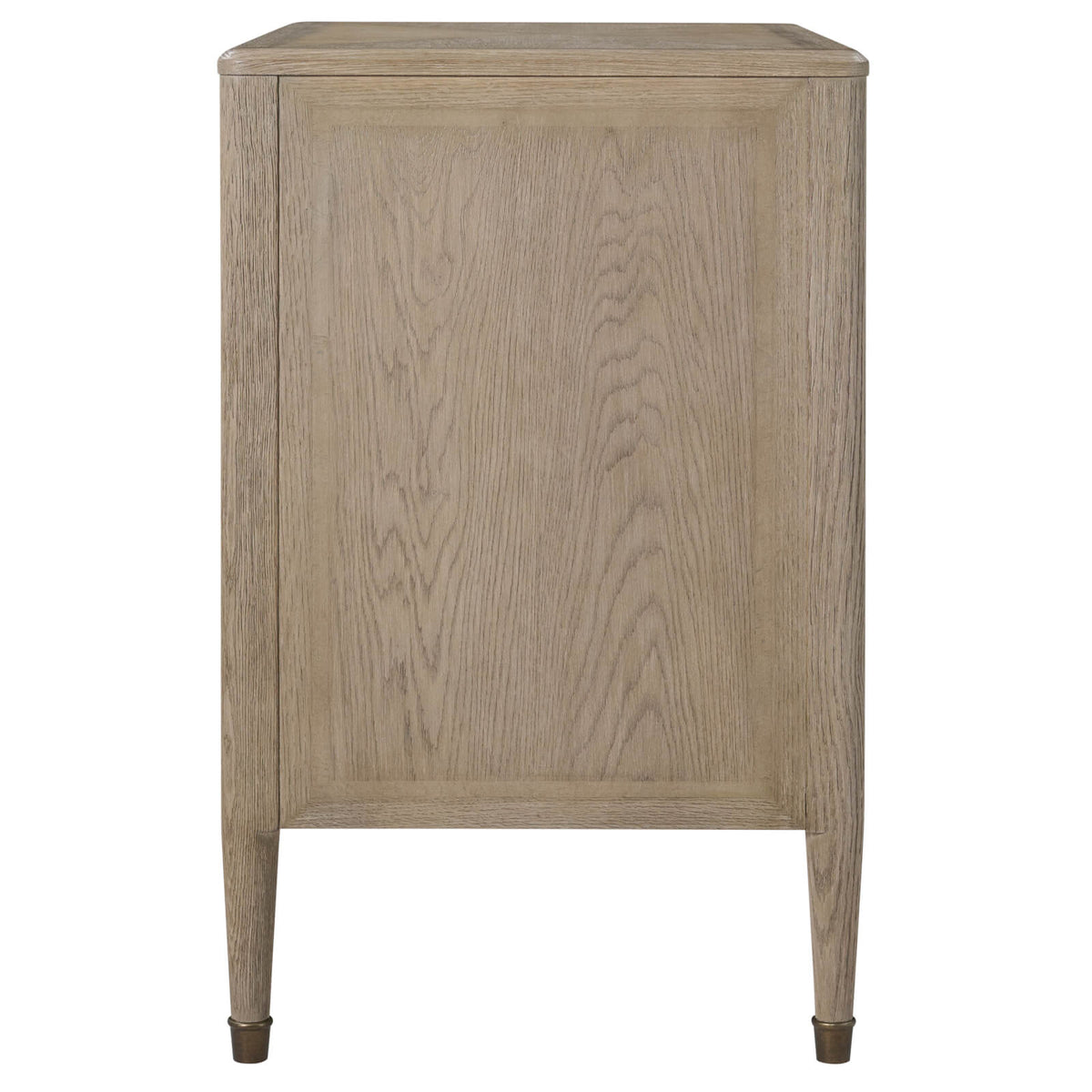 Hillcrest Bedside Table in Riverwash Oak by Theodore Alexander