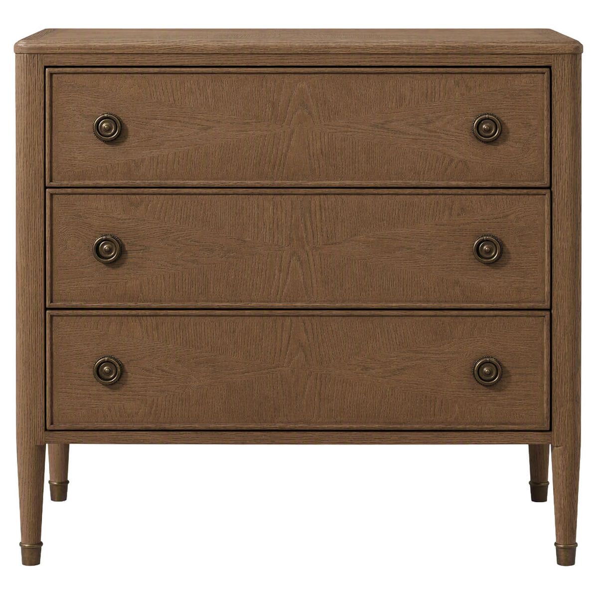 Hillcrest Bedside Table in Tobacco by Theodore Alexander