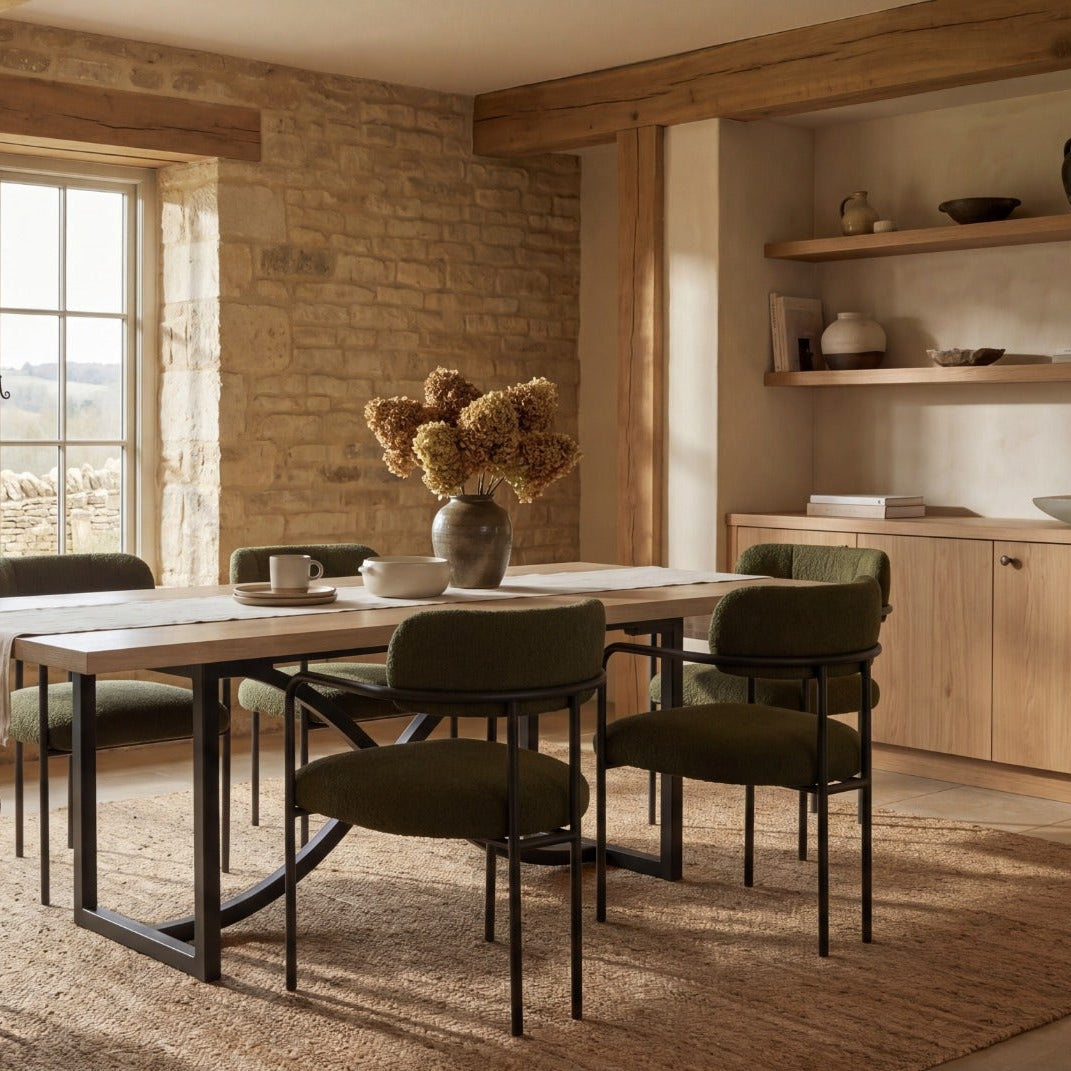 Tranquillity Nordic Arm Chair in Green by Hooker