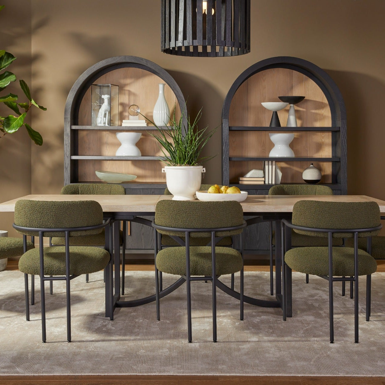 Tranquillity Nordic Arm Chair in Green by Hooker
