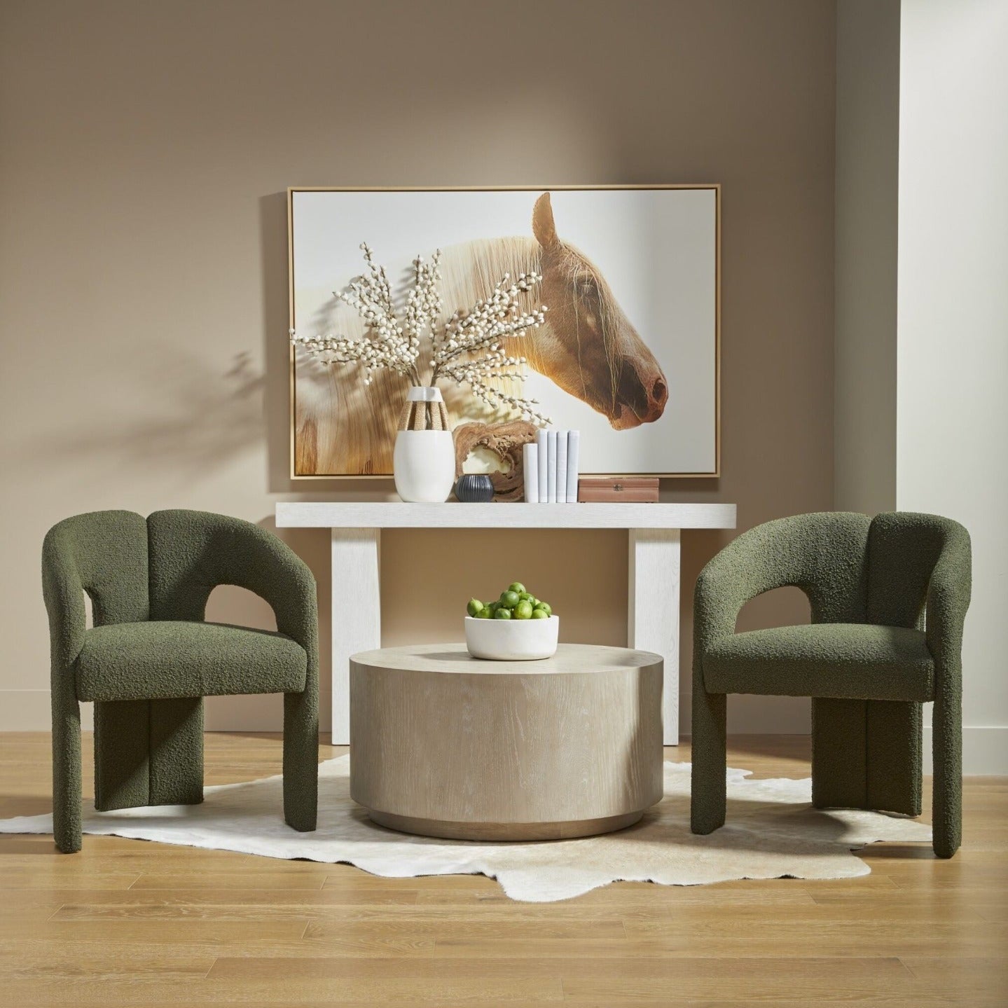 Tranquillity Nordic Host Chair in Moss Green by Hooker