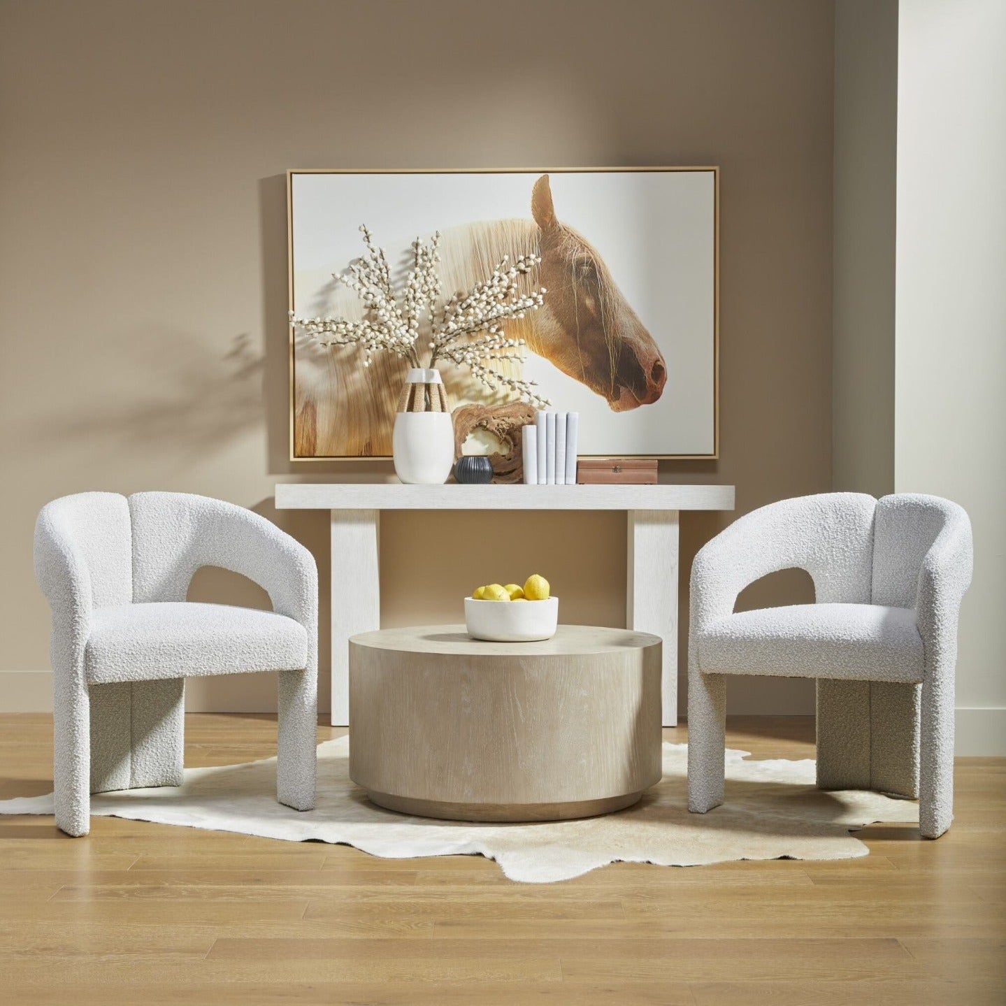 Tranquillity Nordic Host Chair in White by Hooker