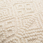Hygge Hand Woven Cushion in Cream by Keiichi
