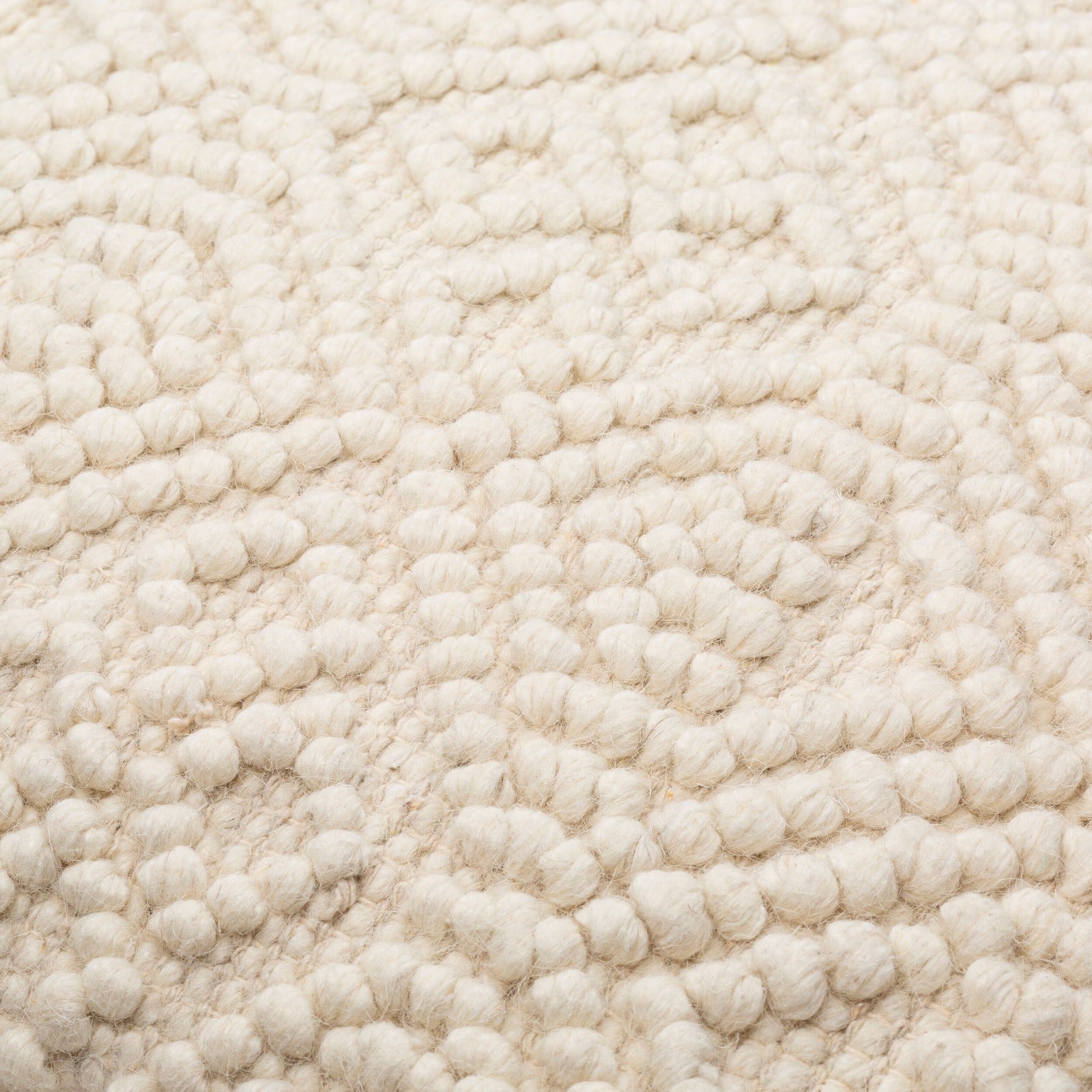Hygge Hand Woven Cushion in Cream by Keiichi