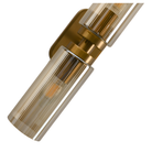 Revere Wall Light in Gold with Smoked Glass Light Shades by Luxe Collection