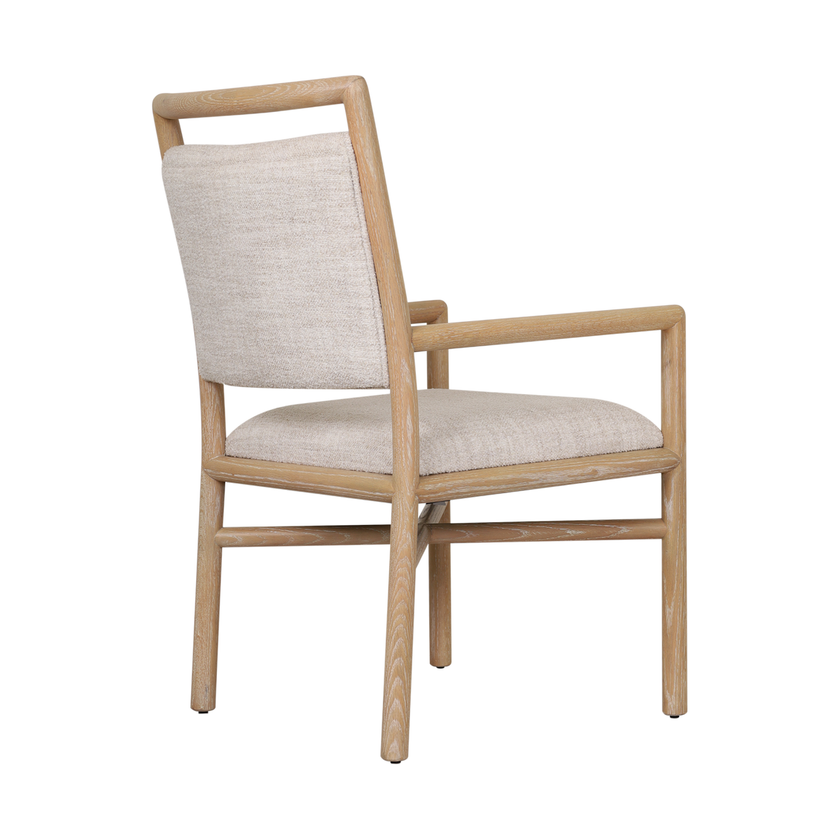 Montauk Upholstered Dining Armchair in Light by Theodore Alexander