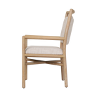 Montauk Upholstered Dining Armchair in Light by Theodore Alexander