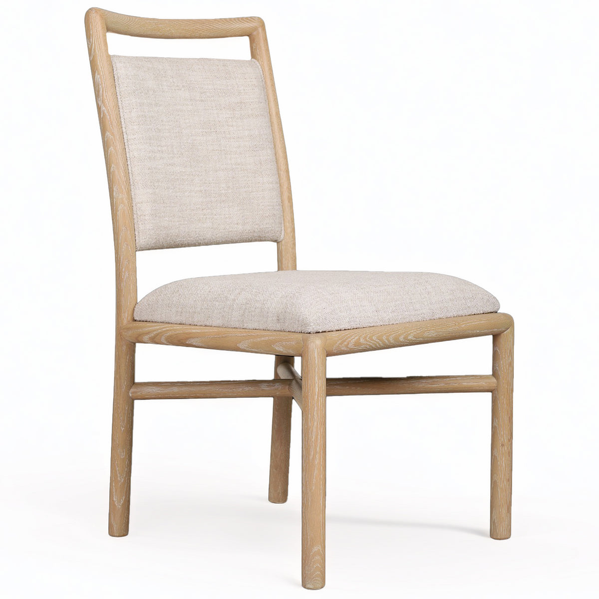 Montauk Upholstered Dining Side Chair in Light by Theodore Alexander