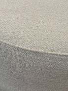 Round Footstool in Off-White by Keiichi