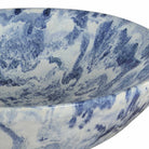 Indigo Marble Pedestal Bowl Uttermost