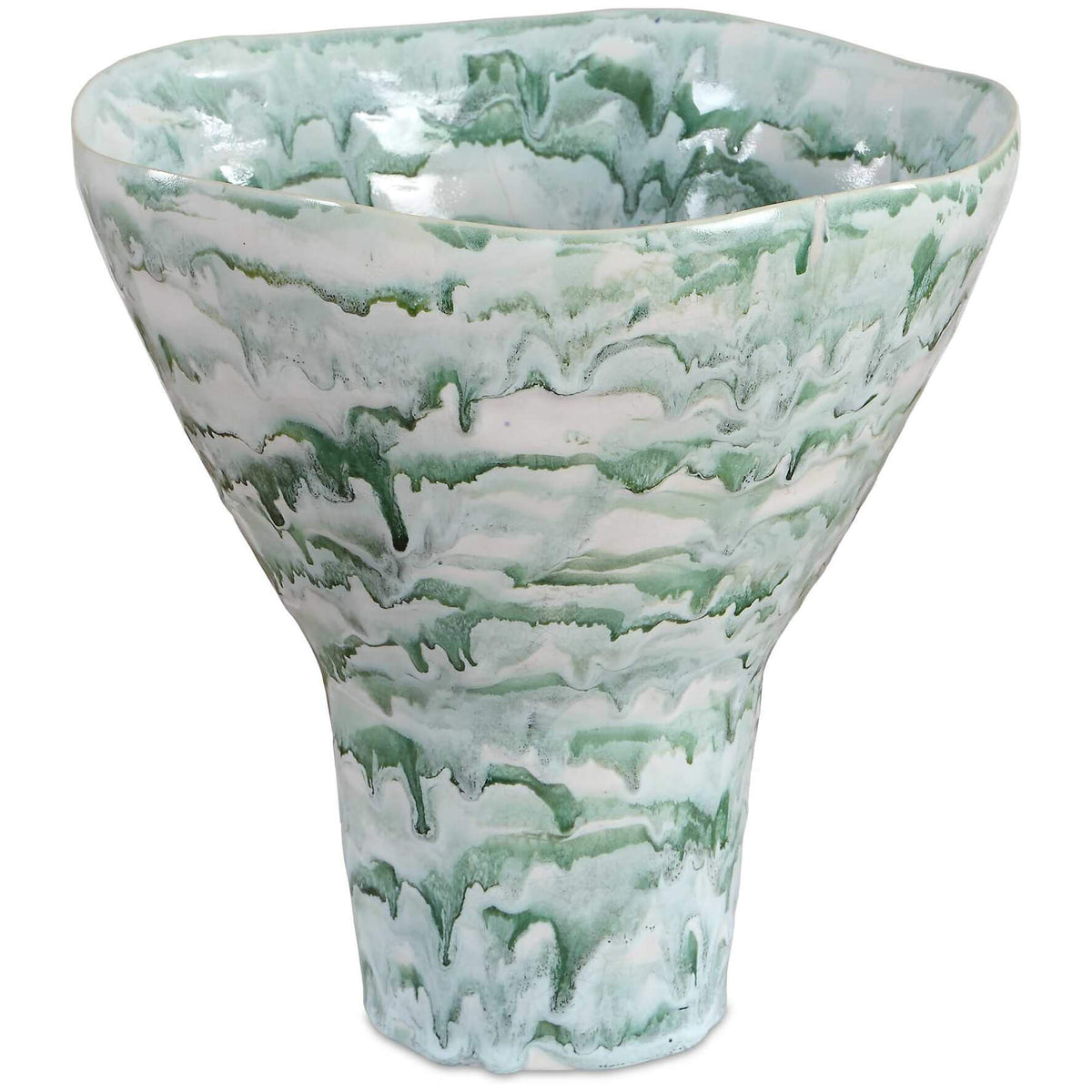Jameis Ceramic Watercolour Vase Uttermost
