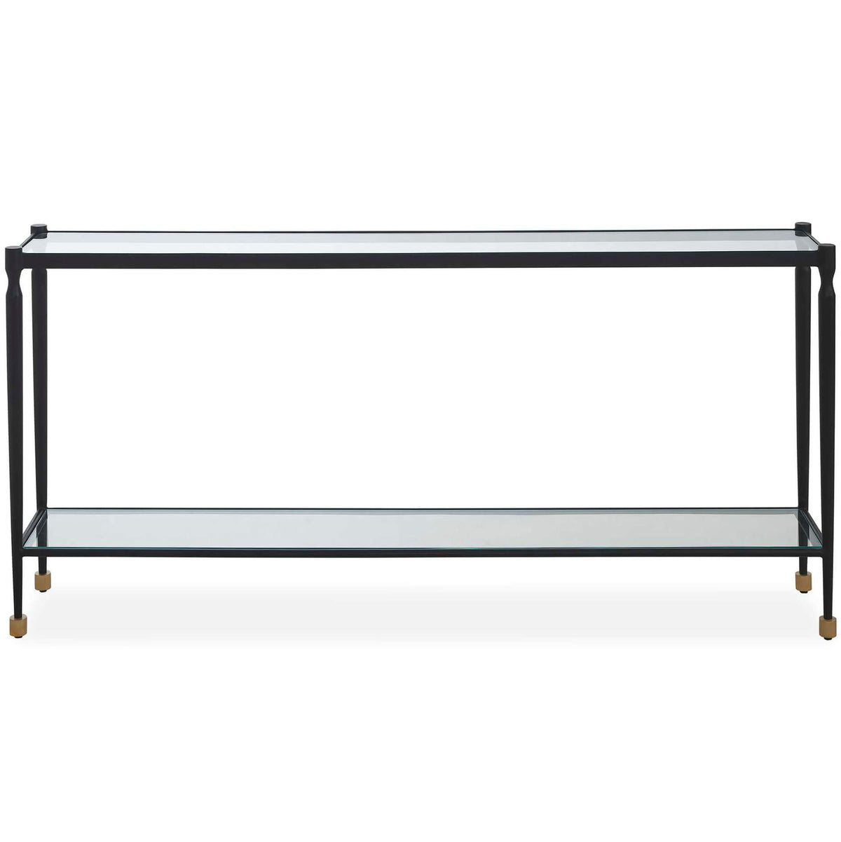 Javana Glass / Iron Console Table Uttermost