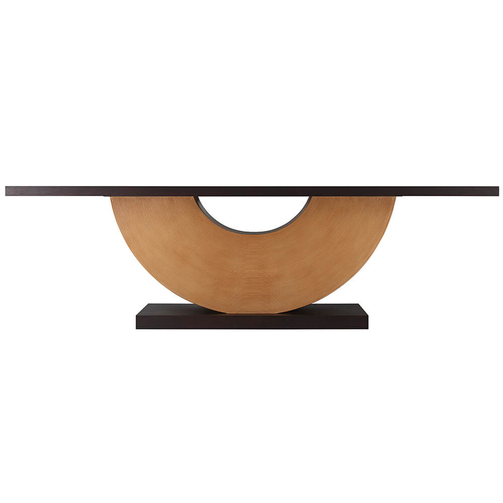 Reed Rectangular Dining Table by Theodore Alexander