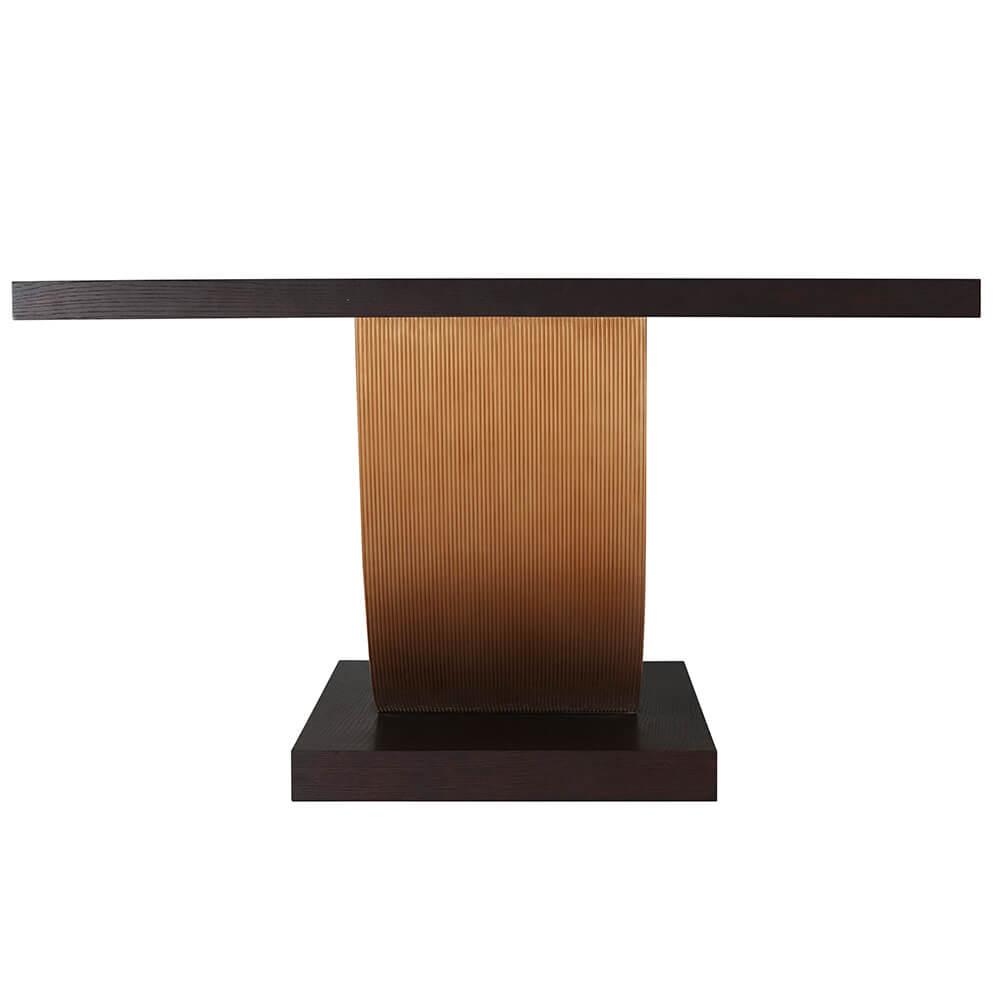 Reed Rectangular Dining Table by Theodore Alexander