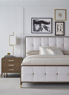 Judith Leiber 3-Drawer Bedside Table Dark by Theodore Alexander