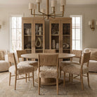 Bourton Dining Chair in Faux Mongolian Fur by Keiichi