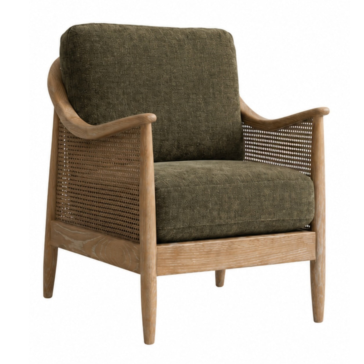 Chadlington Accent Chair in Bottle Green by Keiichi
