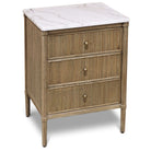 Highgrove Bedside Table with Marble Top by Keiichi