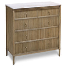 Highgrove 5 Drawer Chest of Drawers with Marble Top by Keiichi