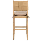 Radford Counter Stool with Leather Seat Cushion by Keiichi