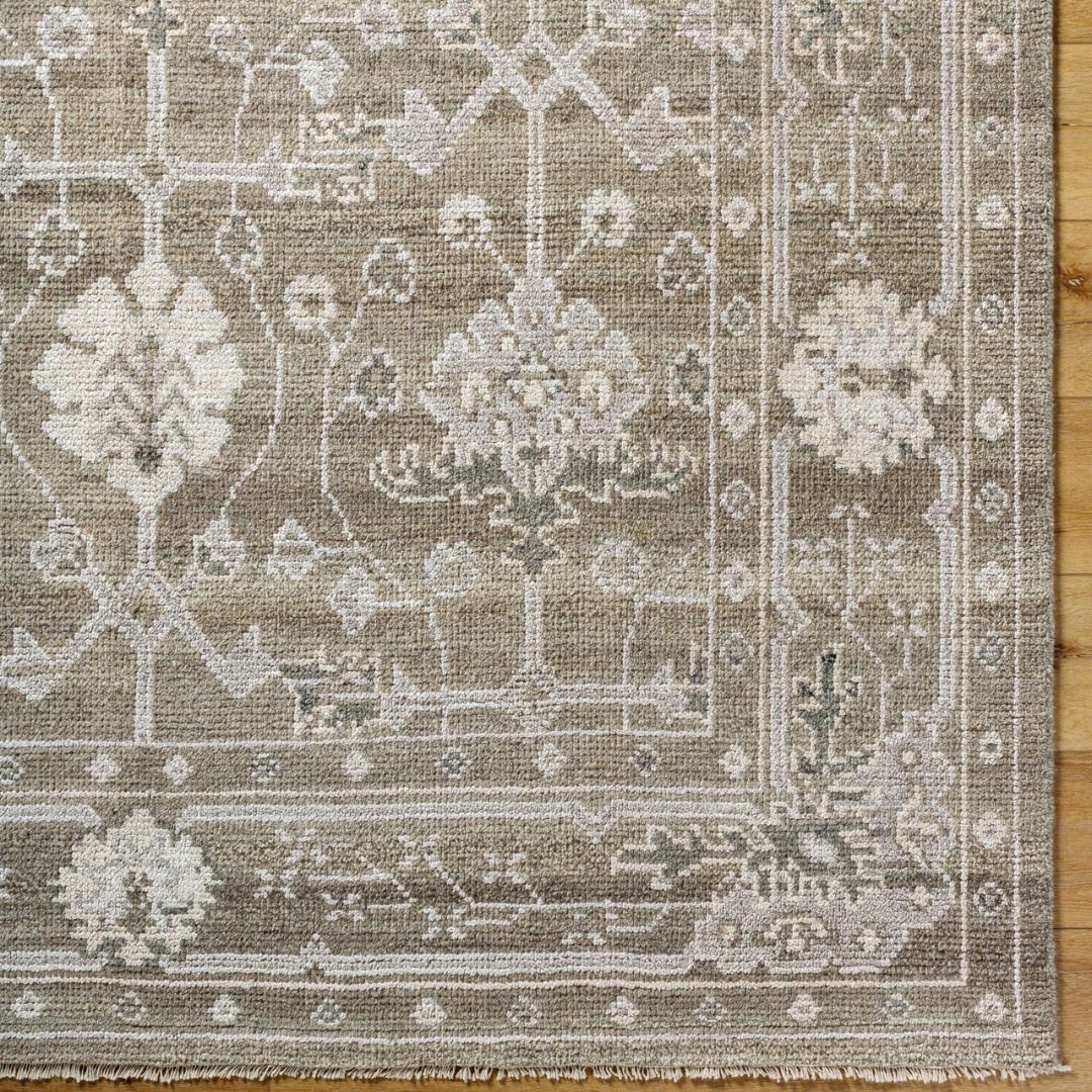 Almeria Hand Knotted Neutral Rug by Keiichi